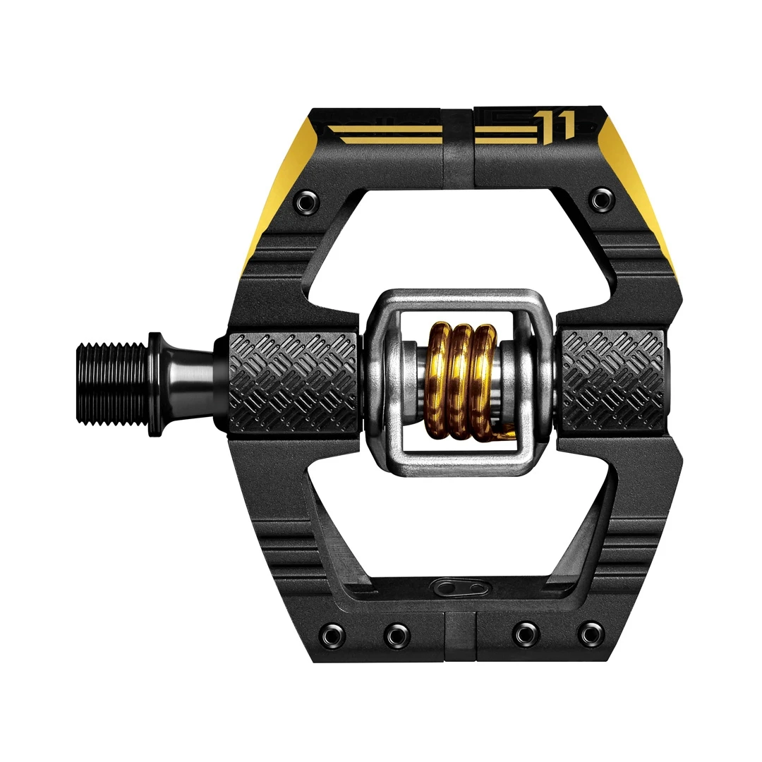 Crankbrothers Mallet E 11 Enduro Black/gold Pedale 3 Crankbrothers Mallet E 11 Enduro Black/gold Pedale