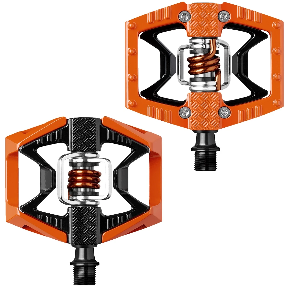 Crankbrothers Double Shot Orange/black Pedale 3 Crankbrothers Double Shot Orange/black Pedale