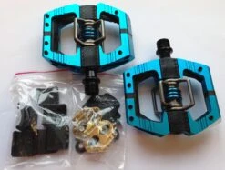 Crankbrothers Mallet E Enduro Electric Blue Pedale -MAXXIS Verkäufe crankbrothers mallet e electric blue 2