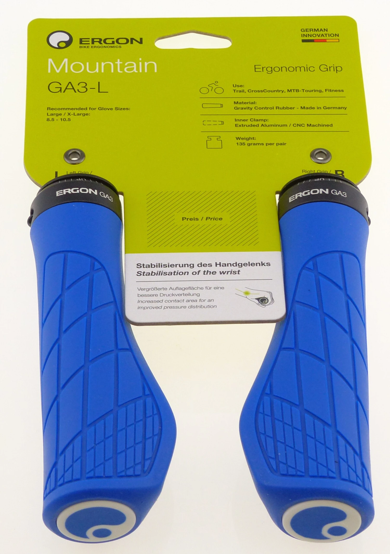 Ergon GA3 Midsummer Blue Large Lenkergriffe 3 Ergon GA3 Midsummer Blue Large Lenkergriffe