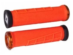 ODI Elite Flow Lock-ON Grips Fluorescent Orange Lenkergriffe