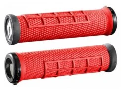 ODI Elite Flow Lock-ON Grips Red Lenkergriffe