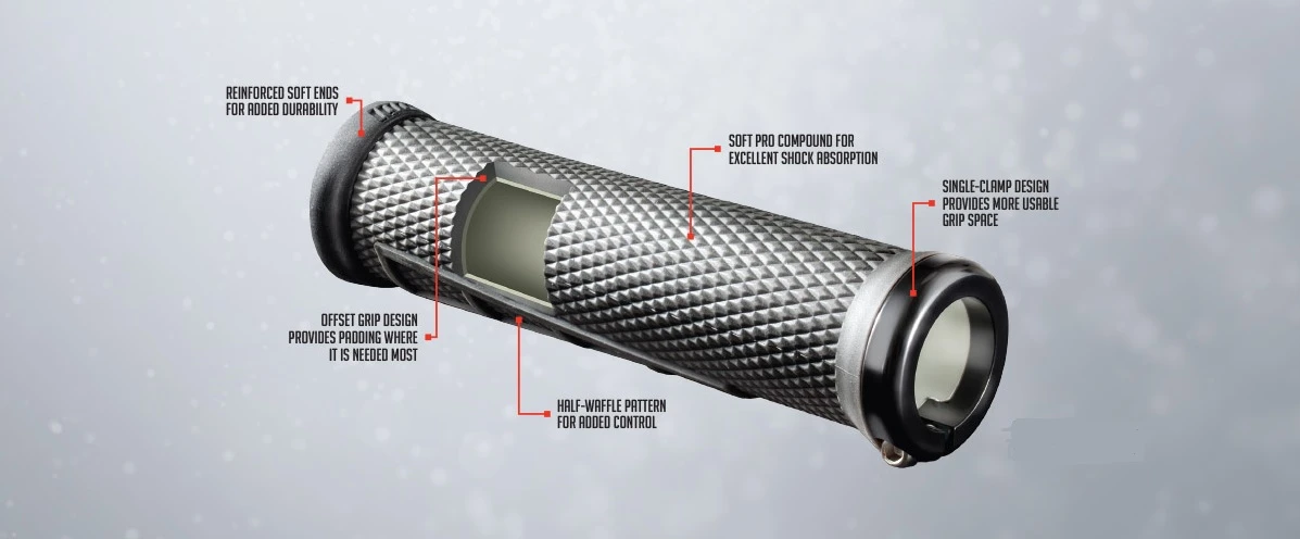 ODI Elite Flow Lock-ON Grips Red Lenkergriffe 4 ODI Elite Flow Lock-ON Grips Red Lenkergriffe – Bild 2