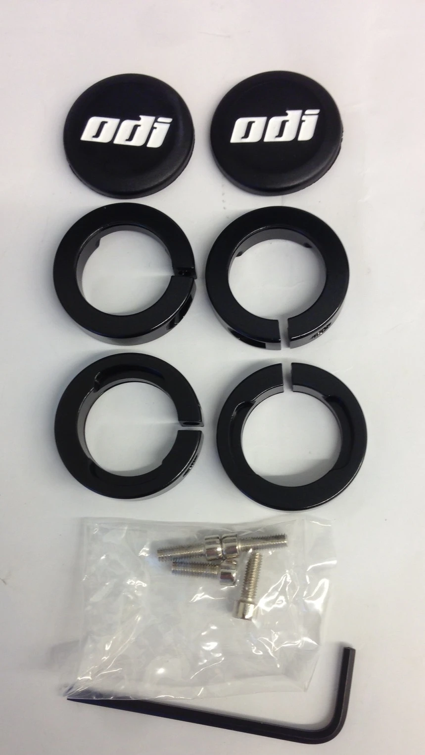 ODI Lock Jaw Clamps Klemmringe - Set Black 3 ODI Lock Jaw Clamps Klemmringe - Set Black