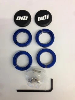 ODI Lock Jaw Clamps Klemmringe - Set Blue