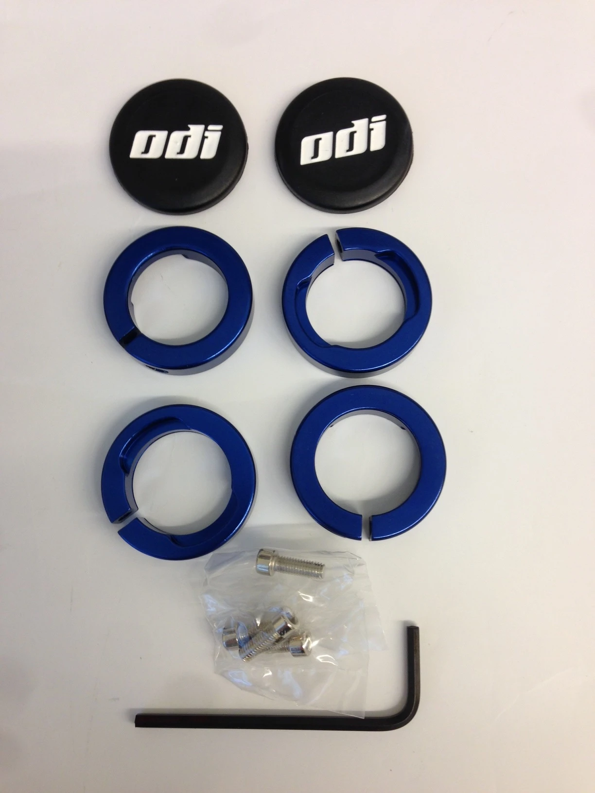 ODI Lock Jaw Clamps Klemmringe - Set Blue 3 ODI Lock Jaw Clamps Klemmringe - Set Blue