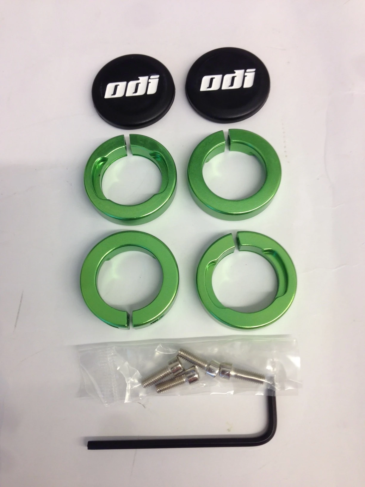ODI Lock Jaw Clamps Klemmringe - Set Green 3 ODI Lock Jaw Clamps Klemmringe - Set Green