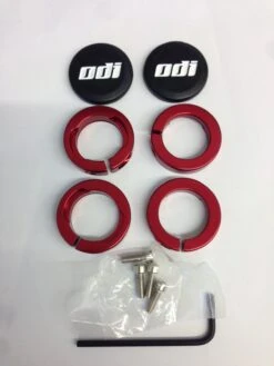 ODI Lock Jaw Clamps Klemmringe - Set Red