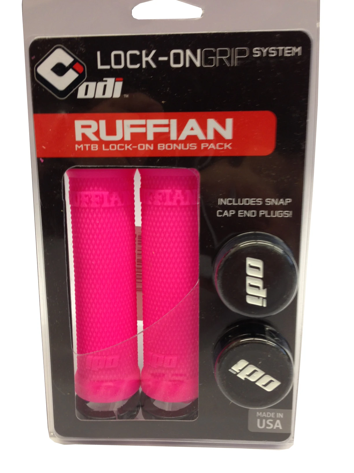 ODI Ruffian Lock-On Grips Pink Lenkergriffe 4 ODI Ruffian Lock-On Grips Pink Lenkergriffe – Bild 2