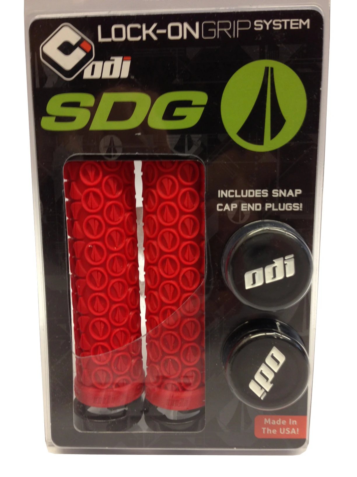 ODI SDG Lock-On Grips Bright Red Lenkergriffe 4 ODI SDG Lock-On Grips Bright Red Lenkergriffe – Bild 2