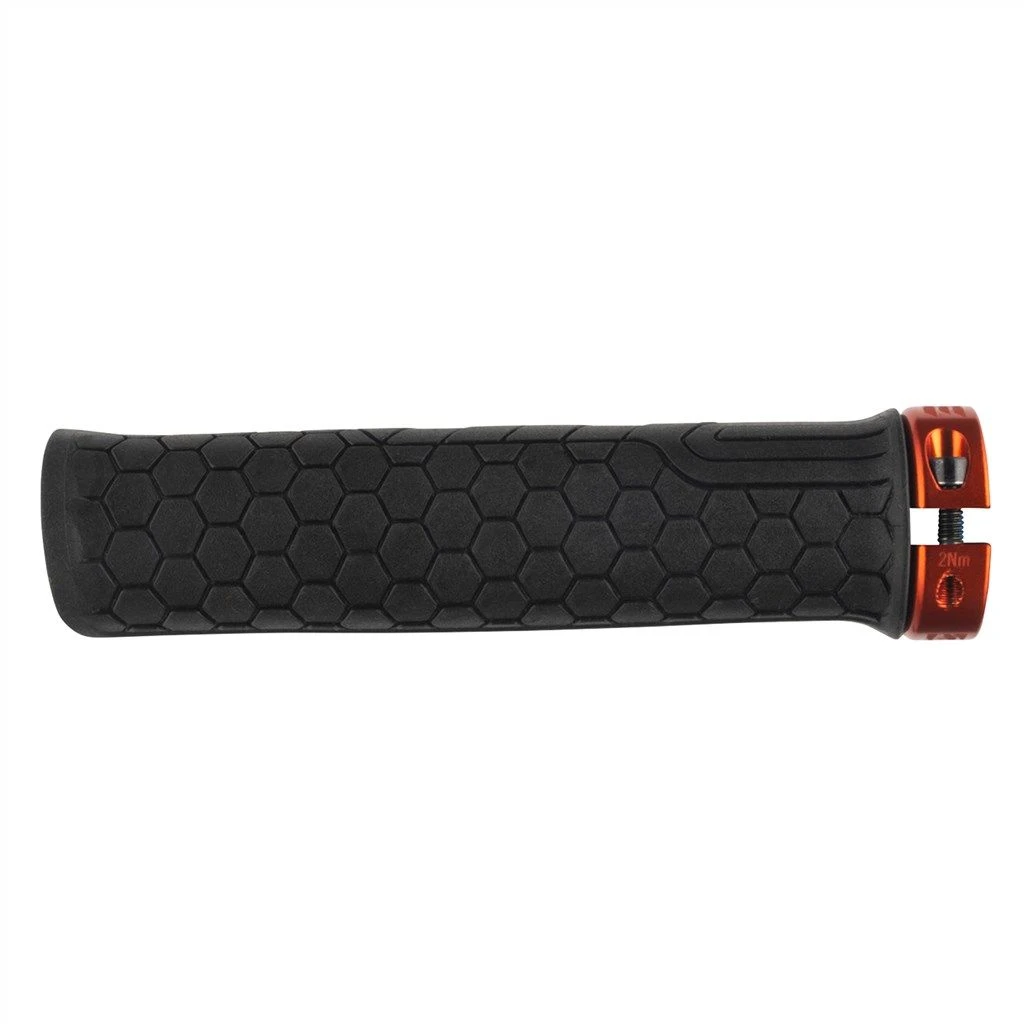 Race Face Getta Grip Lock-On 33mm Black/orange Lenkergriffe 5 Race Face Getta Grip Lock-On 33mm Black/orange Lenkergriffe – Bild 3