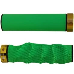 TMR Designs Imprint Grips Standard Grün/gold Lenkergriffe