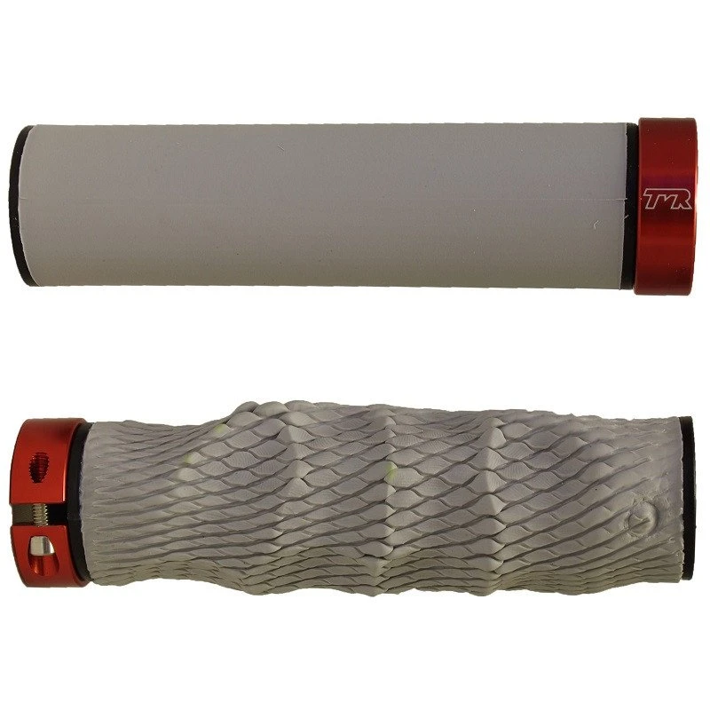 TMR Designs Imprint Grips Standard Magnesium/rot Lenkergriffe 3 TMR Designs Imprint Grips Standard Magnesium/rot Lenkergriffe