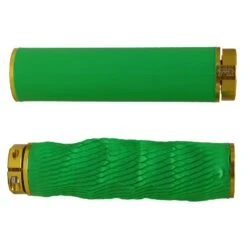 TMR Designs Imprint Grips Premium Grün/gold Lenkergriffe