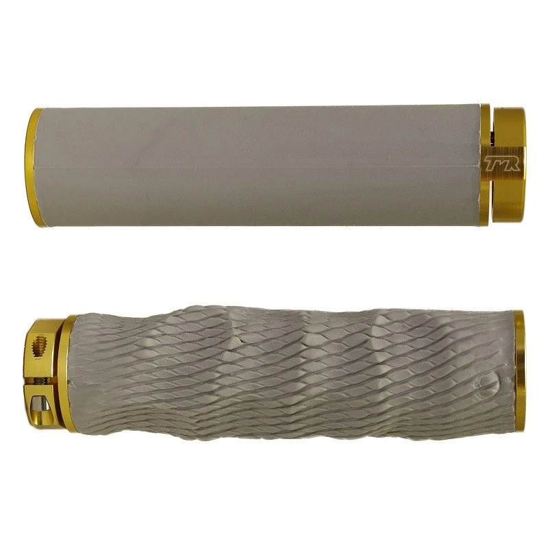 TMR Designs Imprint Grips Premium Magnesium/gold Lenkergriffe 3 TMR Designs Imprint Grips Premium Magnesium/gold Lenkergriffe