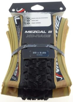 Vittoria Mezcal TL Ready, 4C, Graphene 2.0, 120 TPI, Black/brown 29x2.25 Reifen